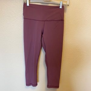 Purple ¾ length leggings